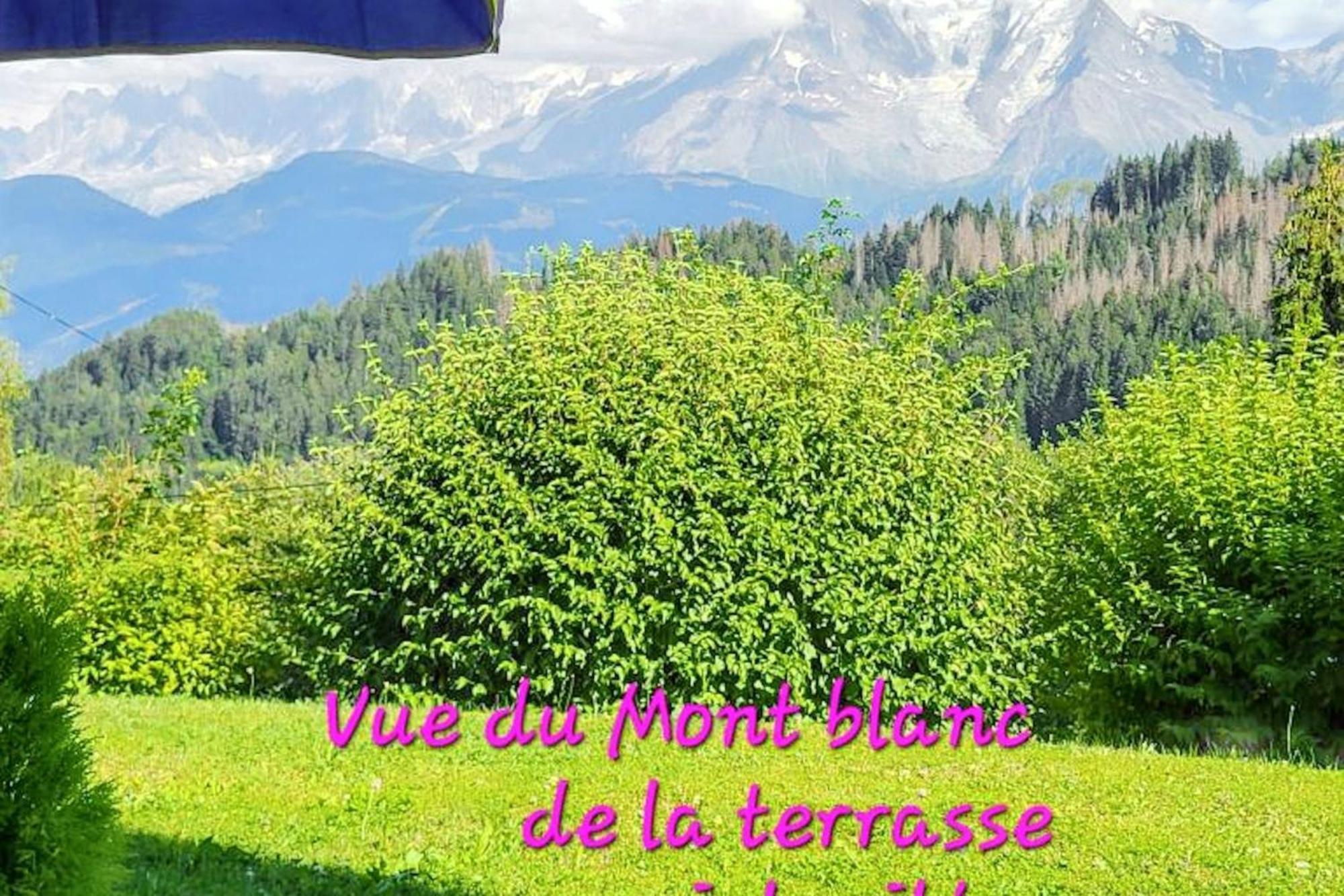 Studio Accueillant A Cordon Vue Mont Blanc 22 M² Parking Inclus מראה חיצוני תמונה